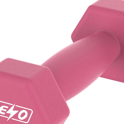 Neoprene Dumbbell Set, Cast Iron Hand Weights for Home Gym, Strength Training, Fitness & Aerobic Exercise