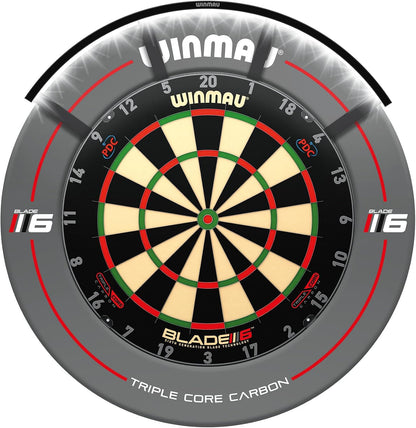 WINMAU Polaris Dartboard Light – 120° LED Lighting System with Magnetic Attachment