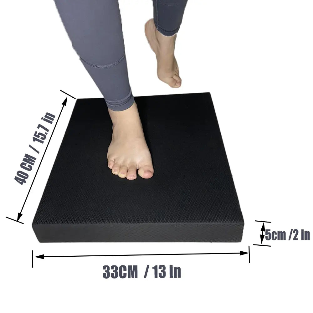 TPE Balance Pad – Soft Foam Balance Cushion for Yoga, Pilates, Fitness, Core & Stability Training