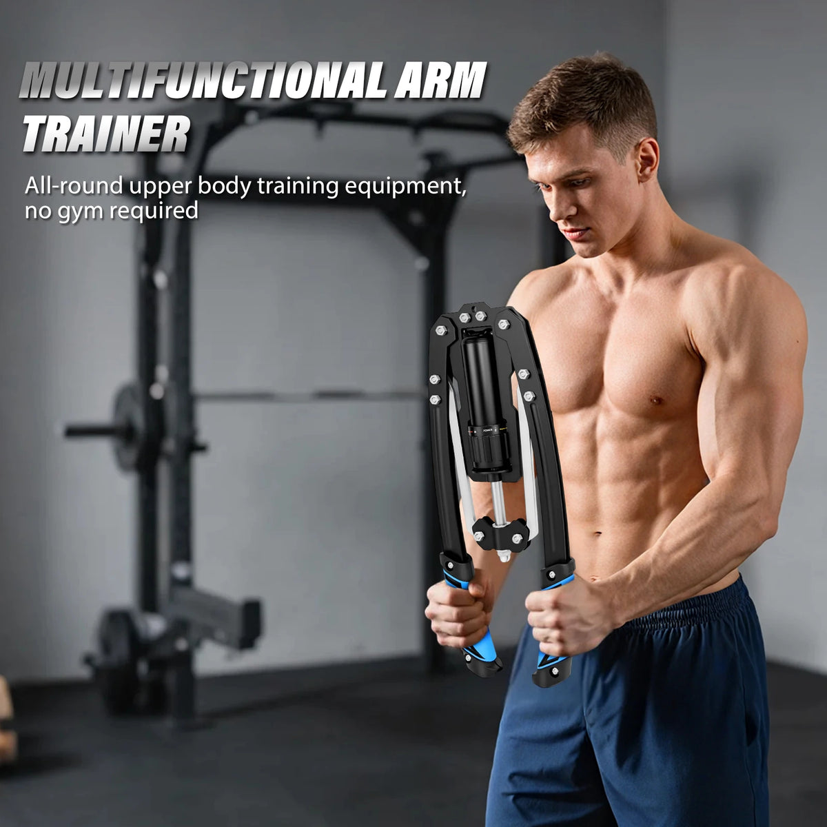 Adjustable Hydraulic Power Twister – 10–200kg Chest & Arm Strength Trainer
