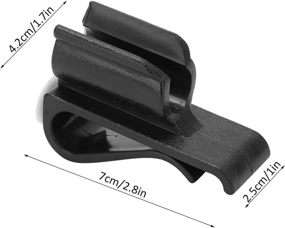 2-Pack Golf Club Bag Holders – Durable Plastic Club Clips for Golf Bag Organization