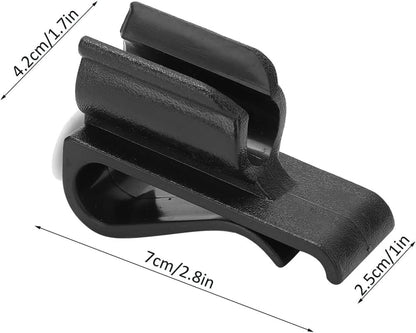 2-Pack Golf Club Bag Holders – Durable Plastic Club Clips for Golf Bag Organization