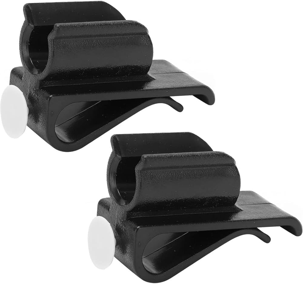 2-Pack Golf Club Bag Holders – Durable Plastic Club Clips for Golf Bag Organization