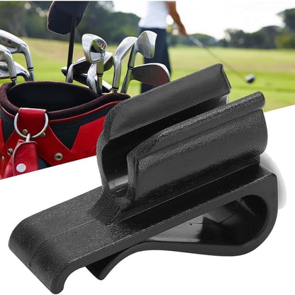 2-Pack Golf Club Bag Holders – Durable Plastic Club Clips for Golf Bag Organization