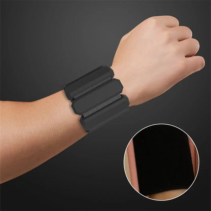 Adjustable Wrist & Ankle Weights, 450g/900g Silicone Weighted Straps for Yoga, Fitness, Gym, Running & Home Workouts