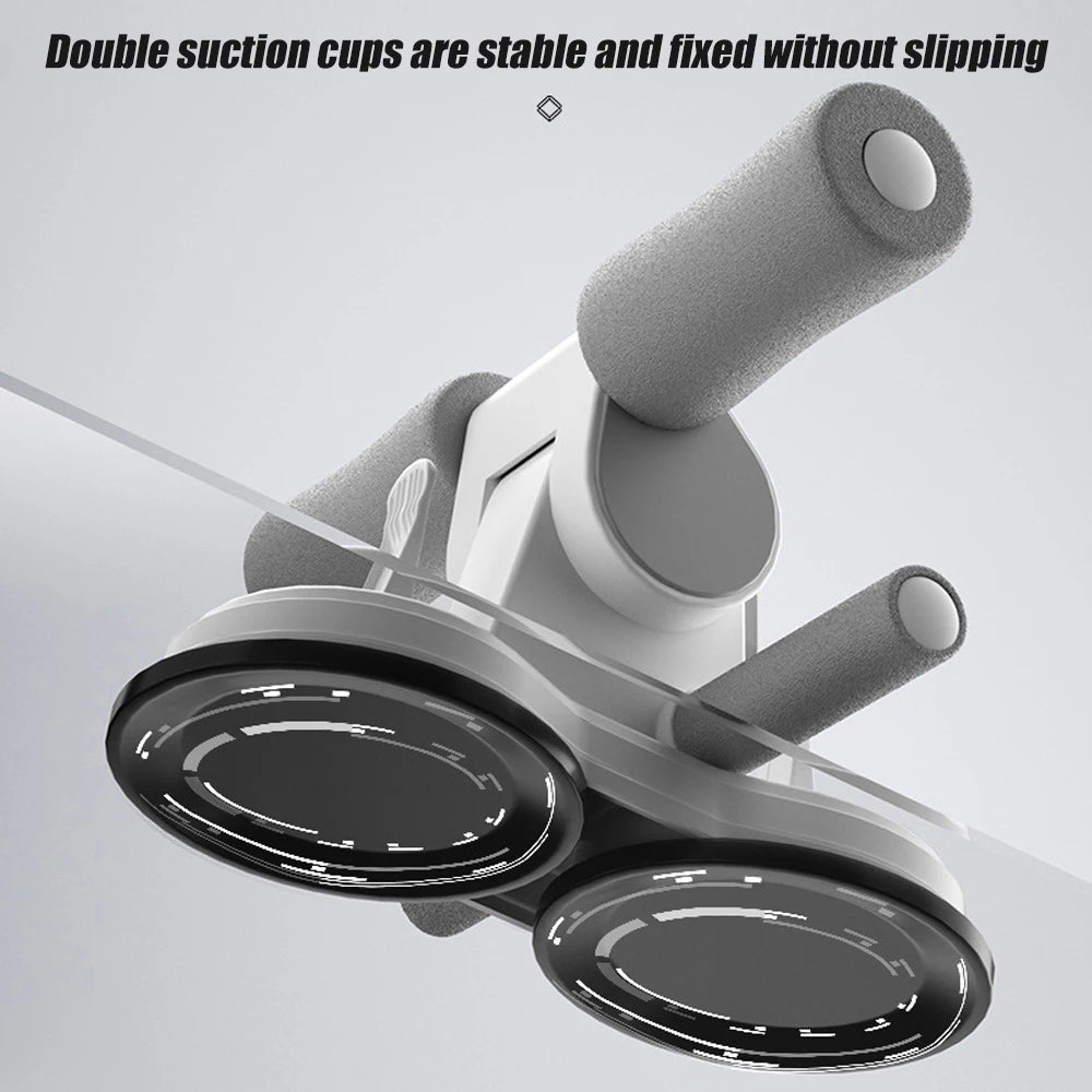 Adjustable Sit-Up Assistant – Dual Suction Cup Foot Anchor for Home Ab & Core Workouts