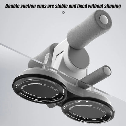Adjustable Sit-Up Assistant – Dual Suction Cup Foot Anchor for Home Ab & Core Workouts