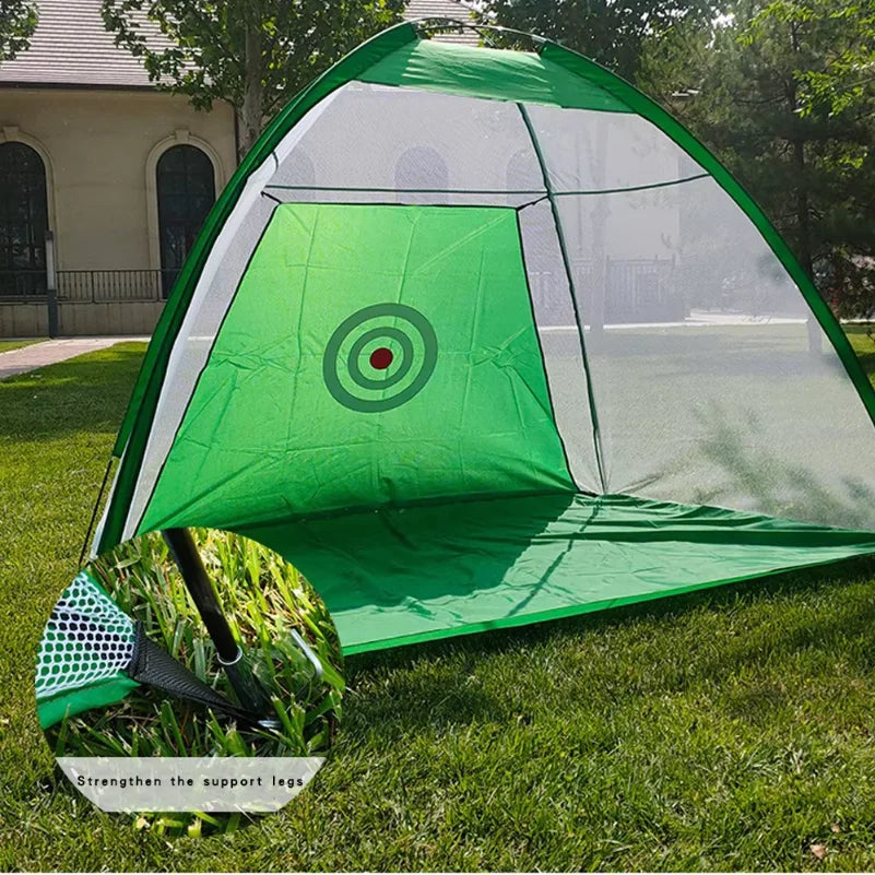 Golf Practice Net, Foldable Chipping & Swing Training Net, Indoor & Outdoor Golf Practice Cage, 1M/2M/3M