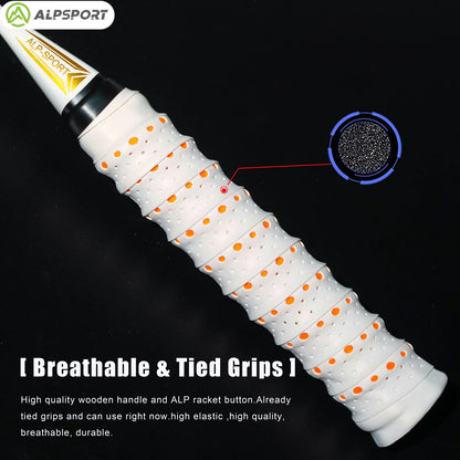ALPSPORT AIR 10U Ultralight 52g T800 Badminton Racket Fast Rebound Lmported MAX 28LBS Carbon Fiber + Titanium Badminton Racket