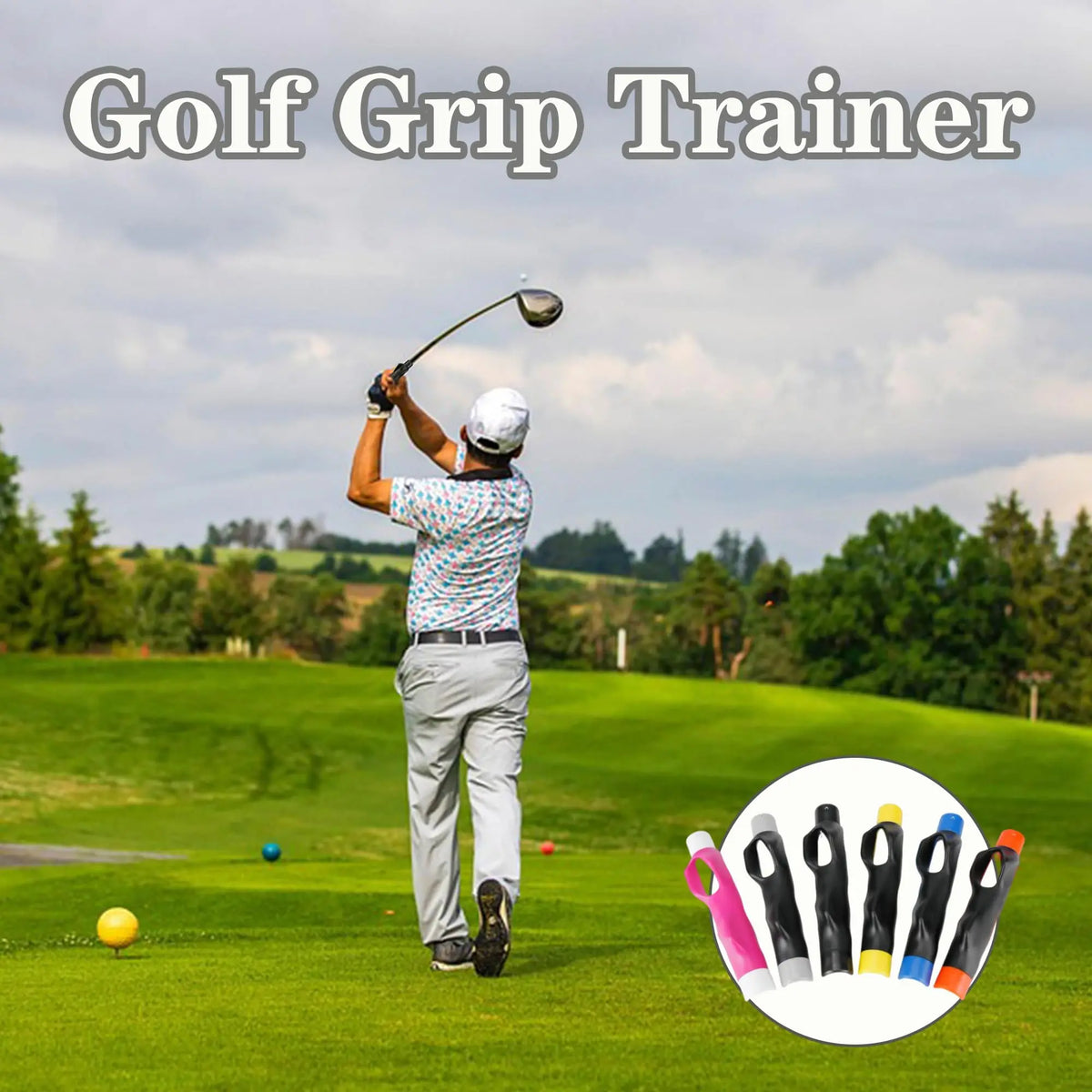 Golf Grip Trainer – Hand Position & Swing Training Aid