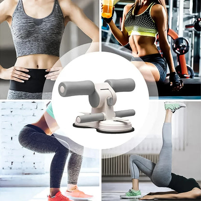 Adjustable Sit-Up Assistant – Dual Suction Cup Foot Anchor for Home Ab & Core Workouts