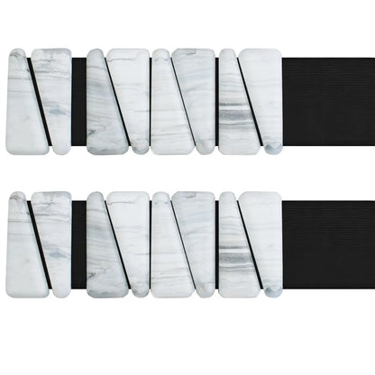 Adjustable Wrist & Ankle Weights, 1/2 lb Silicone Weighted Straps, Triangle Design for Yoga, Jogging & Fitness