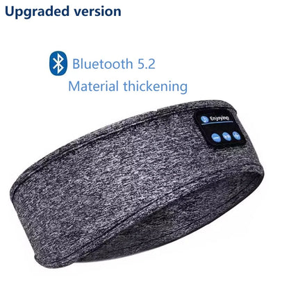 Bluetooth 5.0 Wireless Sports & Sleep Headband Headphones – Soft Elastic Music Headband & Eye Mask  I prefer this response