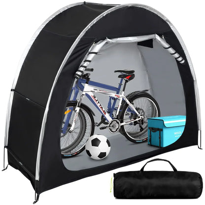 Portable Bicycle Storage Tent – Foldable Outdoor Bike Shelter with Large Storage Space