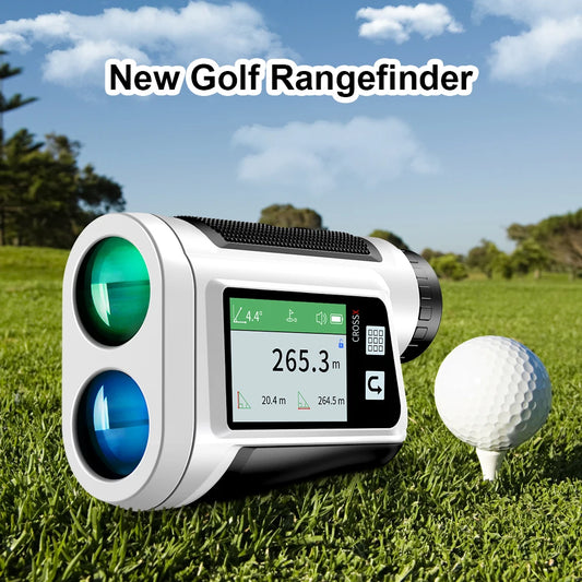 REVASRI 600-Yard Golf Rangefinder – Laser Range Finder with Slope Compensation, Flag Lock & Vibration