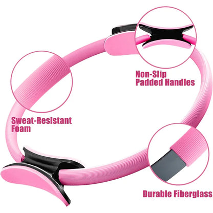 Pilates Magic Ring – Resistance Fitness Circle for Core, Legs, Thighs & Full-Body Workouts