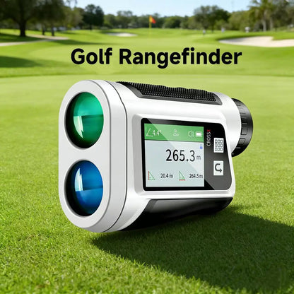 REVASRI 600-Yard Golf Rangefinder – Laser Range Finder with Slope Compensation, Flag Lock & Vibration