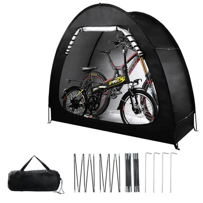 Portable Bicycle Storage Tent – Foldable Outdoor Bike Shelter with Large Storage Space