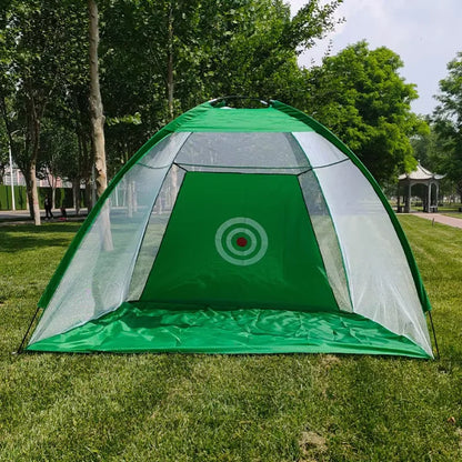 Golf Practice Net, Foldable Chipping & Swing Training Net, Indoor & Outdoor Golf Practice Cage, 1M/2M/3M