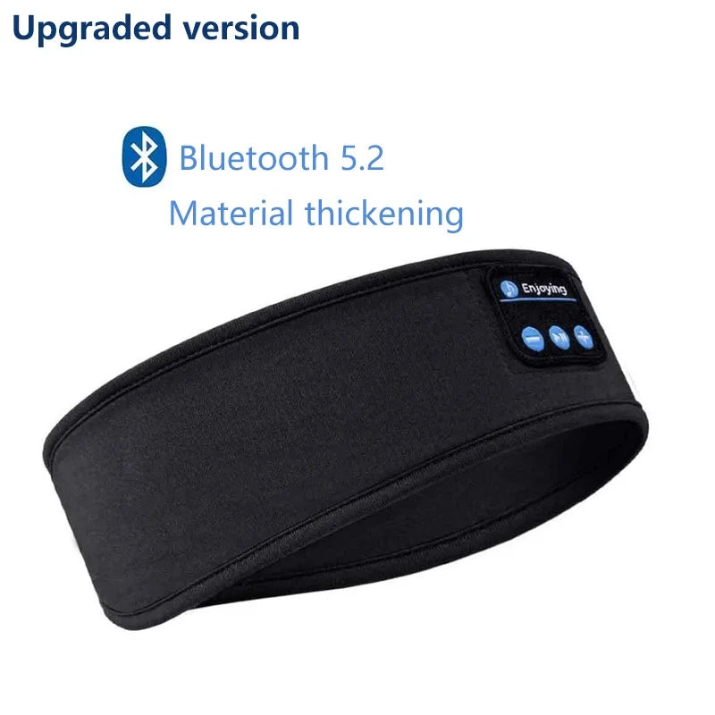 Bluetooth 5.0 Wireless Sports & Sleep Headband Headphones – Soft Elastic Music Headband & Eye Mask  I prefer this response