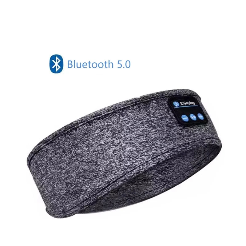 Bluetooth 5.0 Wireless Sports & Sleep Headband Headphones – Soft Elastic Music Headband & Eye Mask  I prefer this response