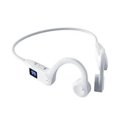 Wireless Bone Conduction Sports Headphones – Bluetooth Earphones with Microphone for Running, Swimming & Fitness