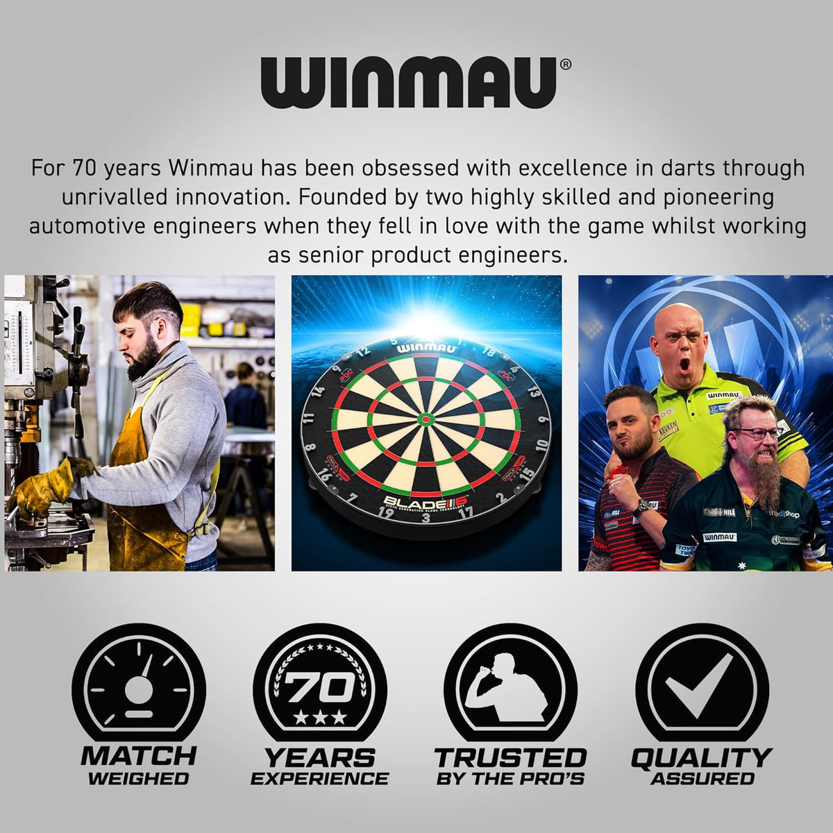 WINMAU Michael van Gerwen Gift Set – 50-Piece Steel Tip or Soft Tip Darts Set