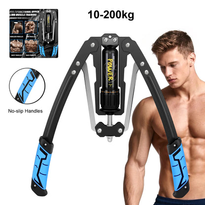 Adjustable Hydraulic Power Twister – 10–200kg Chest & Arm Strength Trainer